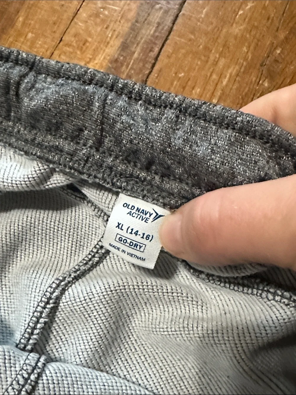 Old Navy Active Boy’s Taper Athletic/Sweat Pants, Gray, Sz XL (14/16)